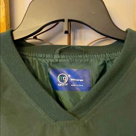 MG Golf Stylish Wind-jacket Dark Green 2X-Large  EUC - Picture 3 of 7